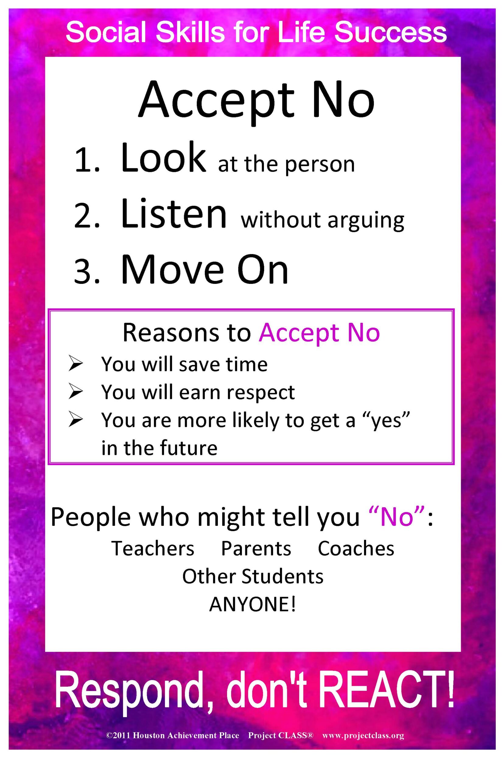 Accept No2011withReasons